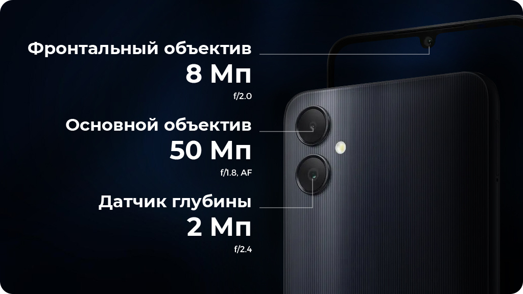 Samsung Galaxy A05 4/128Gb Серебристый