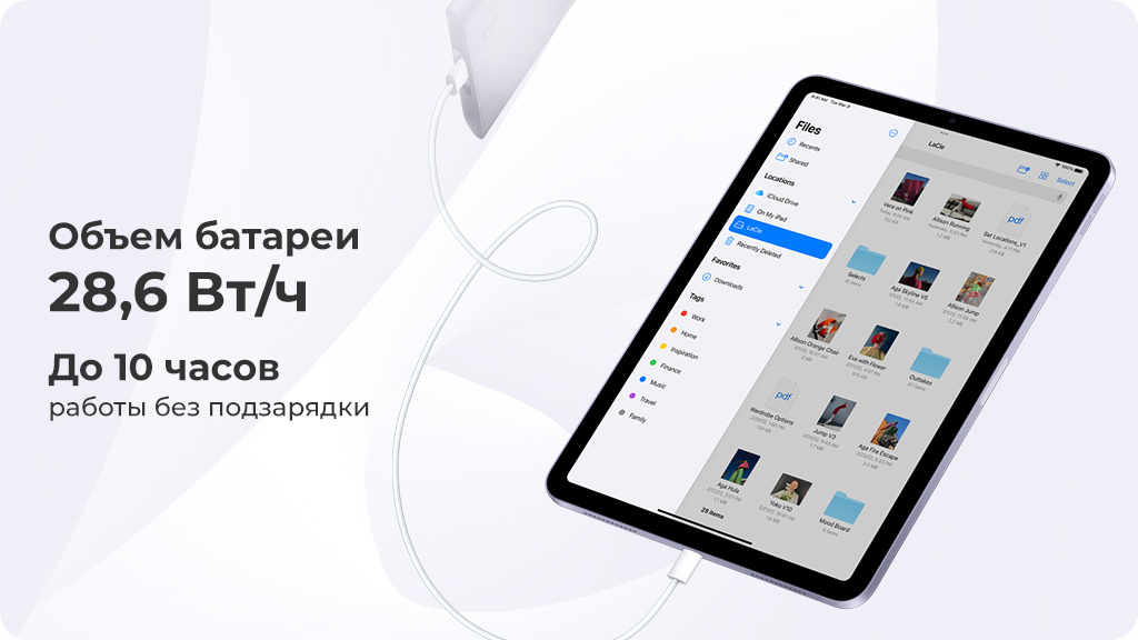 Apple iPad Air (2022) 64Gb Wi-Fi + Cellular Серый космос